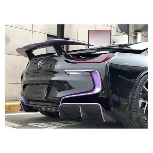 Diffuseur arrière carbone pour BMW i8 : becquet haut de gamme et style course - 6