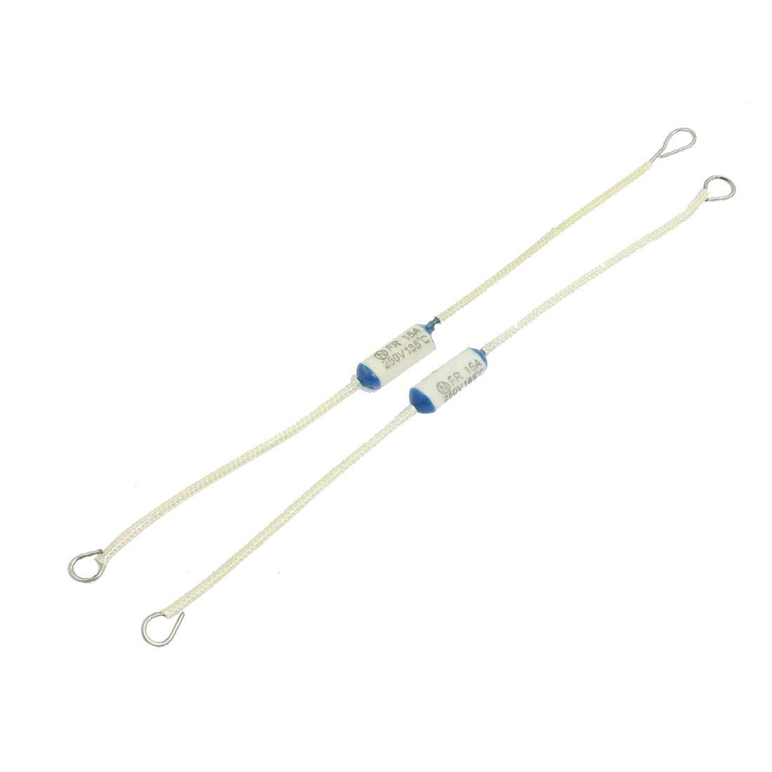 New Lon0167 2 Pcs Featured FR Series 185 reliable efficacy Degree 250V 15A Electronic Rice Cooker Thermal Links