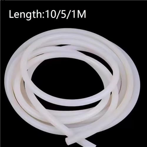 Bande de caoutchouc mousse silicone rond blanc 5.3mm cordon étanche 5M