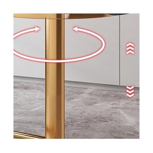 Chaise de comptoir de bar avec dossier relevable rotatif et confortable