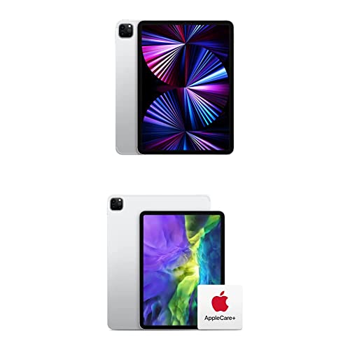 2021 Apple 11-inch iPad Pro (Wi-Fi + Cellular, 512GB) - Silver with AppleCare+ (Renews Monthly Until Cancelled)