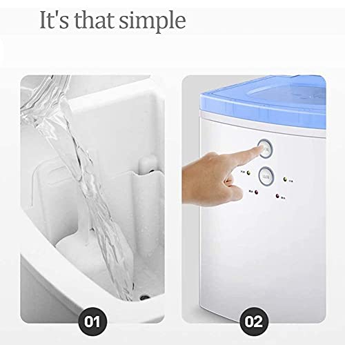 Máquina para hacer cubos de hielo portátil y eficiente miniatura 3