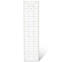 Namner Patchwork Lineal 15x60cm Acryl Antirutsch, Präzises Schneiderlineal mit Winkelanzeigen für Nähen, Quilting & Schneiderei, Transparentes Maßlineal cm/mm