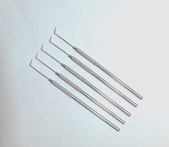 Explorer Style Hook Tool Set – 5 Stainless Steel Picks with Fine Point Tips