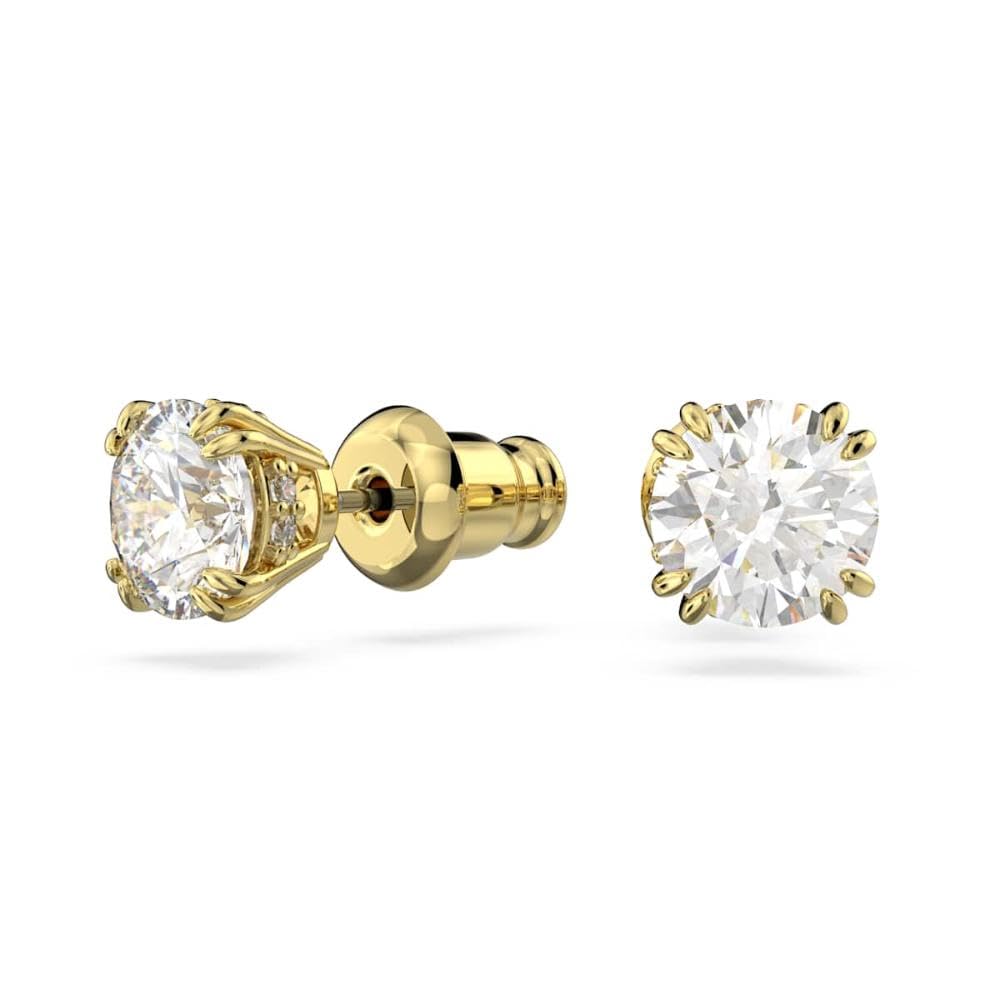Swarovski Stilla boucles d'oreilles, cristaux blancs taille brillant