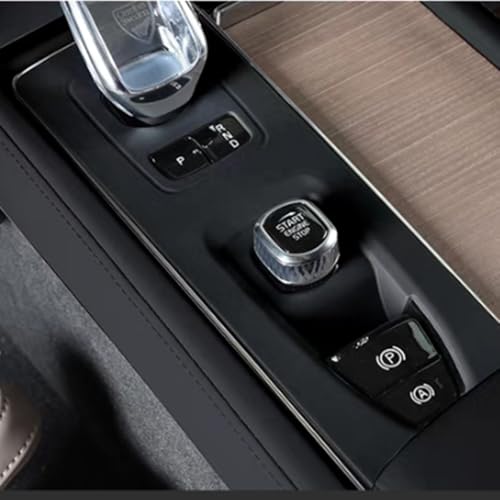 Image of Silicone Material Cup Holder Coaster for Volvo 2026 XC90 Center Console Gear Shift Protector, Automotive Accessories (2026 XC90 Centre Console Pad - Black)