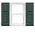 Mid America Raised Panel Vinyl Shutters (1 Pair) - 12 x 63 028 Forest Green