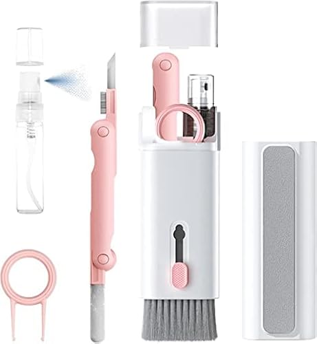 Revolutionäres 7-in-1 Reinigungsset für Airpods 1/2/3/Pro Kopfhörer, Hülle und Tastatur. Reinigungskit mit Bürste für iPhone, Kabellose Bluetooth-Ohrstöpsel, Laptop und Kamera- Cleaning Pen Cleaner Cover