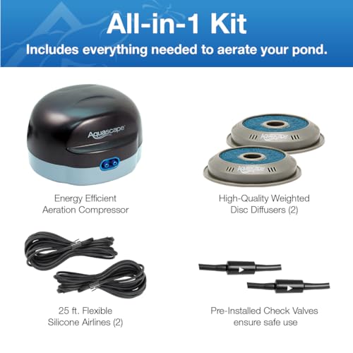 Aquascape-75000-Pond-Air-2-Double-Outlet-Aeration-Kit Aquascape 75000 Pond Air 2 Double Outlet Aeration Kit