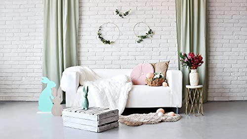 Masters Of Covers Klippan Loveseat Slipcover For The Ikea 2 Seater Klippan Loveseat Sofa Cover Replacement-Cotton White #TOP1