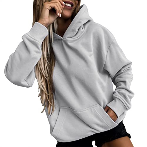 Sweat à capuche long oversize femme idéal pour un quotidien décontracté cosy