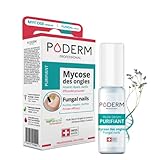 ✅ EFECTO DURADERO ●● Aplicado alrededor y sobre la uña, el aceite-sérum Poderm refuerza la adherencia de la uña. Evita que las uñas se despeguen, por lo que las bacterias y hongos no vuelven a aparecer y expandirse. Favorece el crecimiento, nutre y revitaliza las uñas para embellecerlas.
