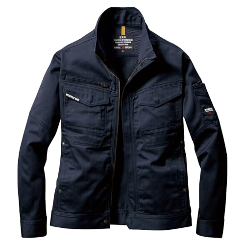 バートル BURTLE ジャケット 8101 作業着 ジャンパー 通年 秋冬 ヤッケ 上着 作業 工場 外作業 土木 工事 現場 メンズ レディース ユニセックス BURTLE 作業服 作業着《005-8101》(3.ネイビー 3L)