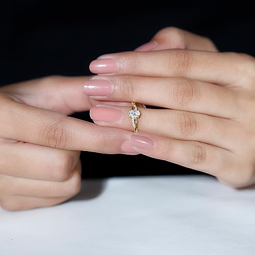 1/2 CT Moissanite Infinity Promise Ring for Women (D Color VS1 Clarity)3