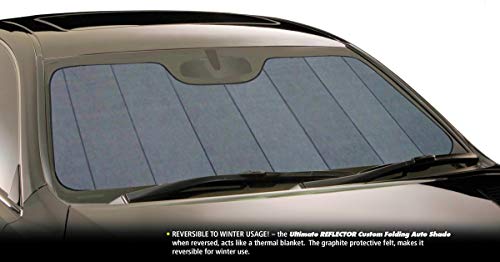 Intro-Tech Automotive TE-01-R Ultimate Reflector Custom Fit Folding Windshield Sunshade for Select Tesla S Models, Silver