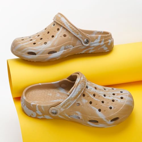 Image of Gaatpot Mens Womens Garden Clogs Shoes with Arch Support Unisex Gardening Slip on Sandals Beach Slippers Shoes Clog