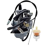 tianfeng CRF 150F Carburetor Compatible with Honda CRF 150 F 2003-2014 Hand Choke Carburetor w/Throttle Cable
