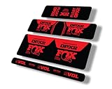 Rear Shock Replacement Decal Sticker Compatibale for Fox 2021 DPX2 Performance Series Red (Matte)