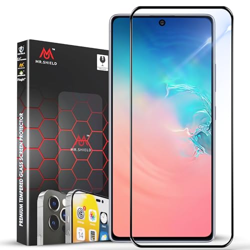 Image of Mr.Shield Top-Notch HD+ Tempered Glass Screen Protector Guard For Samsung Galaxy S10 Lite /Note 10 Lite / M53 / A72 / M52, 9H Hardness, Military Grade Protection, Easy Installation kit