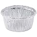 Aluminum Foil Disposable Baking Ramekins - 4 oz Muffin Liners Mini Baking Cups for Hot and Cold Foods - Made in USA (Pack of 100)