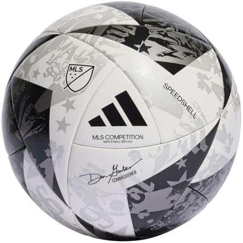 Ballon de football MLS Competition adidas Nativo 2024 blanc et bleu