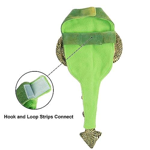 ADOGGYGO Bearded Dragon Harness Leash Set, Lizard Halloween Costume Adjustable Lizard Dinosaur Leash Harness for Bearded Dragon Reptiles (Small)