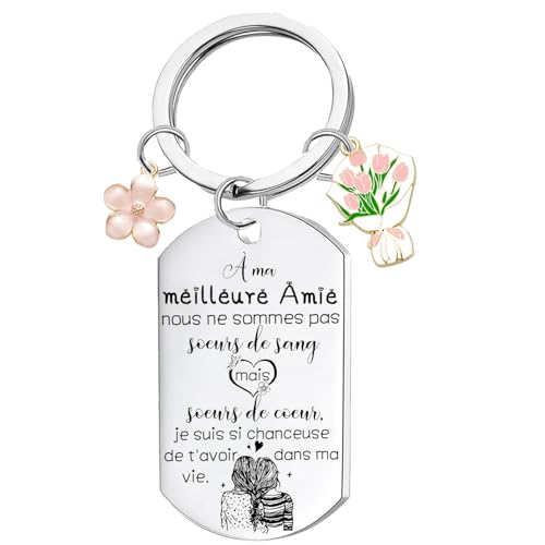LKJHGF Regalo Mejor Amiga Mujer Llavero Mejor Amiga Regalo Amigo Regalo Para Una Amiga Regalos Mejor Amiga Original Regalo Amigo Cumpleaños Regalos Amigo Navidad
