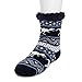 MUK LUKS Unisex Kid's Cabin, Dark Sapphire, L (1-3)