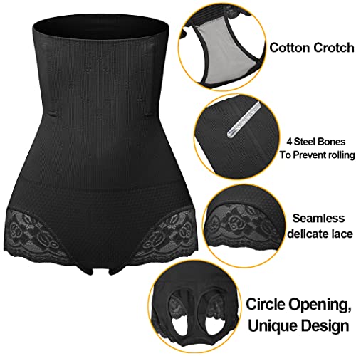 FUT Women's Thong Shapewear Tummy Control Butt Lifting Panties Girdle Underwear High Waist Body Shaper Briefs4