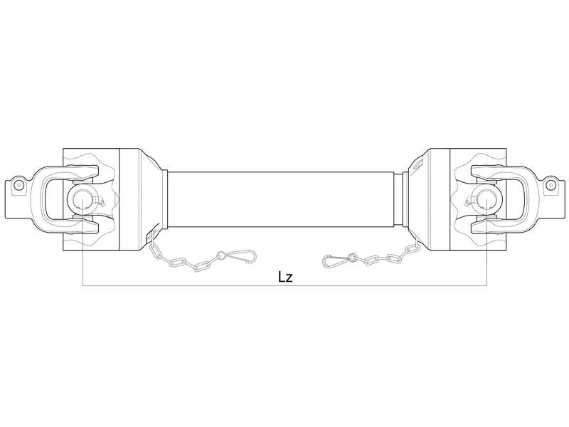 Amazon.com: Complete PTO Shaft 1010mm 1 3/8