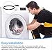 WH01X24697 Washer Drive Belt Compatible with GE, Hotpoint Clothes Washing Machine, Replace Parts AP6037512, 4585709, PS11767488, 2 Pack