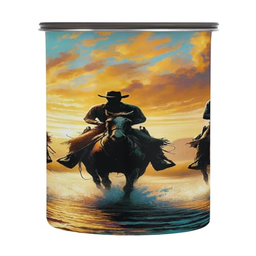 Recipiente Hermético de Acero para Café 17 oz miniatura 2