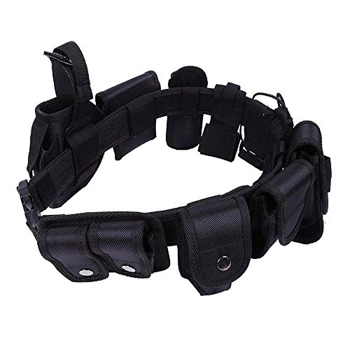 Outdoor Sports Gear Airsoft Equipment Hunting Shooting 10 in 1 Tactical Belt with Pouches