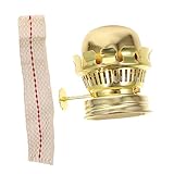 GRADENEVE Retro Öl lampenbrenner aus Aluminiumlegierung mit Docht Ersatz für Petroleum...