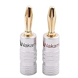 Wird an Lautsprecherkabel angeschlossen und liefert einen hochwertigen Signalpfad von Audiokomponenten wie einem Lautsprecher zu einem Audio- / Videoempffnger, Versttrker oder einer anderen Audioanwendung.