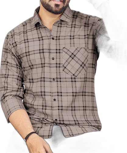 Image of Men Checkered Casual Multicolor Shirt (PK19SH1095H-LPT)
