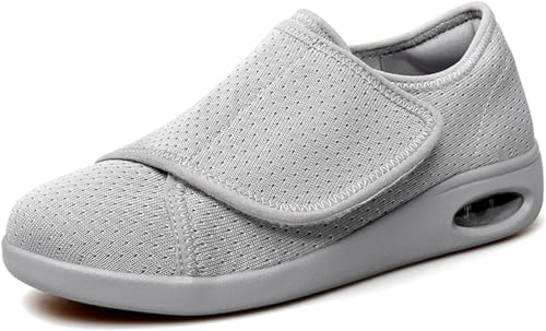 Zapatillas diabéticas Edema de Artritis Mujer Hombre Extra Ancho Sandalias de rehabilitación Pies Hinchados Cómodas Zapatillas Ajustable para Ancianos