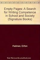 Empty Pages: A Search for Writing Competence in School and Society (Signature Books) 082242701X Book Cover