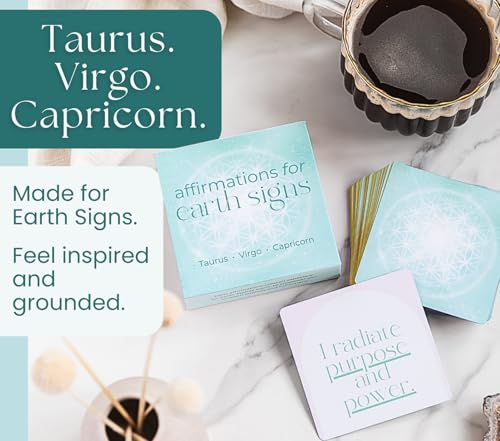 Affirmation Cards for Earth Signs
