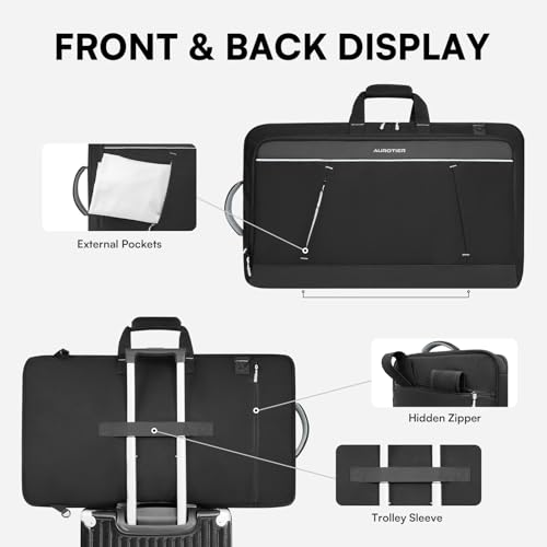Image of AUROTIER DJ Controller Bag for DDJ FLX10 /DDJ REV5 /DDJ GRV6 /DDJ FLX6 /DDJ 1000 /DDJ 800, Padded DJ Backpack with Multi-pocket for 17 Inch Laptop, DJ Carrying Mixer Case for DJ Equipment, Grey