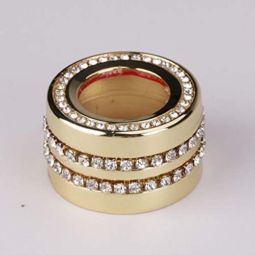 HDCF ABS Carbon Fiber Style Air Condition Knob Cover Panel Decorative Frame For For A3 8V 2014-18