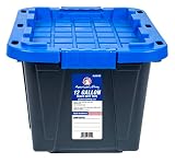 American Lifting 12-Gallon Storage Containers - Tough with Lids Durable Stackable - Keep Your Belong