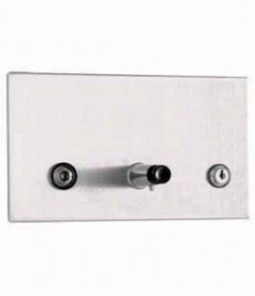 Bobrick 306 trimlineseries empotrable de acero inoxidable 304 dispensador de jabón con recipiente de jabón, acabado satinado, 45 Oz capacidad, 9 – 1/2 "Ancho x 5 – 1/2" Altura