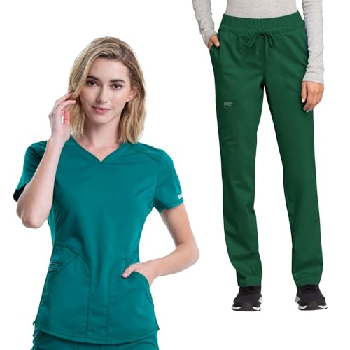 Ensemble d'infirmière Cherokee WW601 WW105 vert chasseur taille S