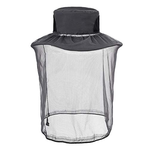 Tongina Chapéu De Sol Com Mosquiteiro Removível Para Net Caminhadas Ao Ar Livre Pesca Camping - Cinz
