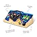 Melissa & Doug Vroom & Zoom, Interactive Wooden Dashboard, Racing Car Steering Wheel Toy, Lights & Sounds, Preschool Learning Toys for Girls & Boys 3+ - FSC Certified