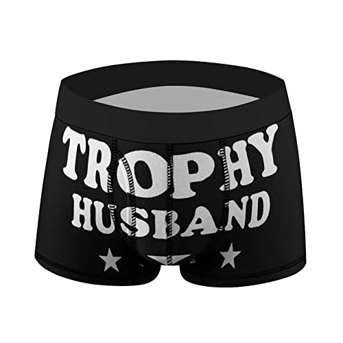 Trophy Husband Tag-Free Boxer Briefs with Waistband Moisture-Wicking Underwear for Men2