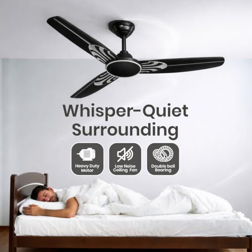Image of Sanorita 1200 mm Ceiling Fan for Home | BEE 2 Star Rated Energy Efficient Fan | Superior Air Delivery | HighSpeed | 2 Years Warranty | Pack of 1