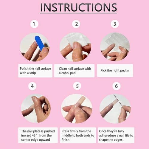 Image of Summer Press on Nails Short Oval Fake Nails Starfish Flower with Design Glossy Full Cover Stick on Nail for Women Manicure 24Pcs
