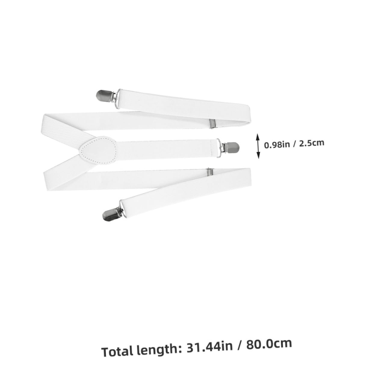 Ipetboom 2pcs Heavy Duty Bib Strap Clip Ladies Suspenders Clips for Dress Coat Suspenders Lightweight Portable Y-shape for Papers Photos Files